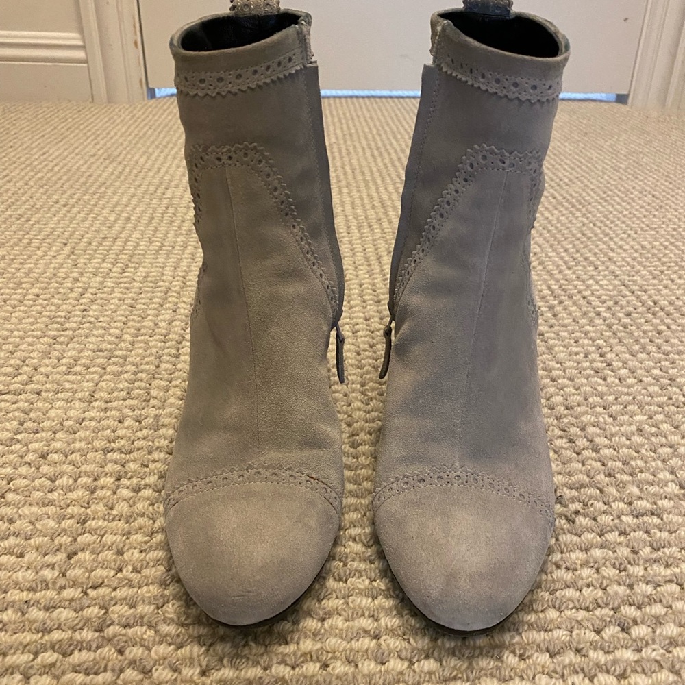 Balenciaga boot size 37.5 grey wedge with black heel!